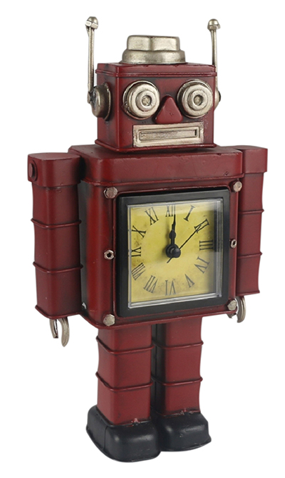 Red Robot Clock